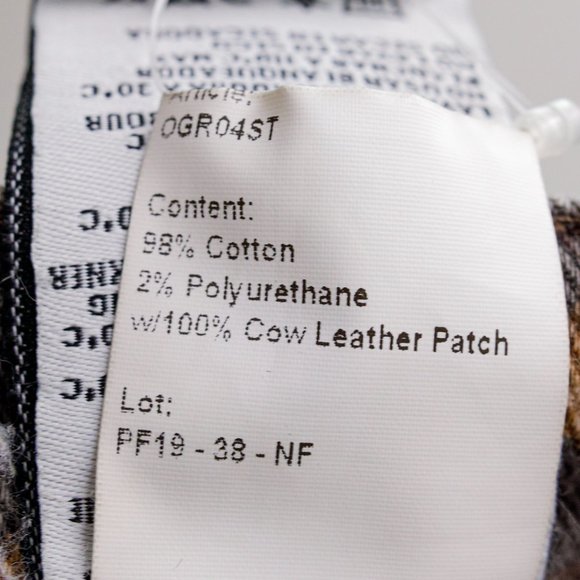 R13 PF/19 Leopard Print High-Rise Skinny Jeans - Picture 13 of 14